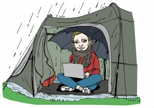 Op de camping - Mare - Leids Universitair Weekblad